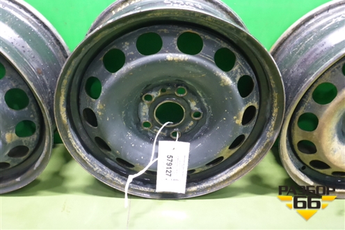 Диски колёсные штампованные (комплект)  R16 EJ6,5 5x112 ET50 Ц.О.57,1 (1K0601027AK) для Volkswagen Jetta с 2010-2019г (Джетта)
