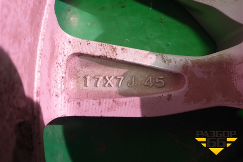 Диск колёсный литой  R17 EJ7 5x114.3 ET45 Ц.О.66 (N153770 D03006FR1A) для Nissan X-Trail (Т31) с 2007-2014г (Хтраил)