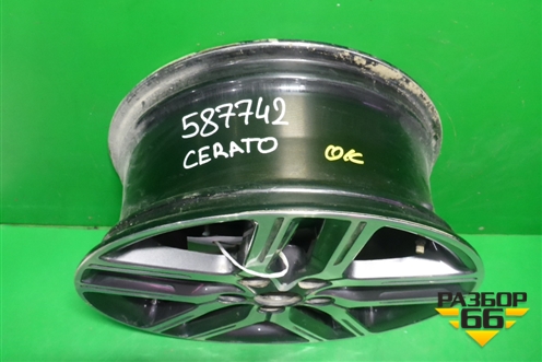 Диск колёсный литой  R17 EJ7 5x114.3 ET53 Ц.О.67,1 (52910M6400) для Kia Cerato с 2018г (Серато 4)