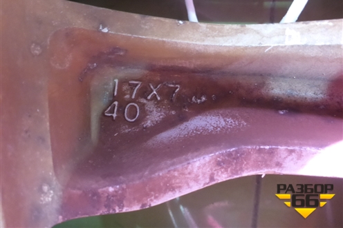 Диски колёсные литые (комплект)  R17 EJ7 5x114.3 ET40 Ц.О.66 (N096770) для Nissan X-Trail (Т31) с 2007-2014г (Хтраил)