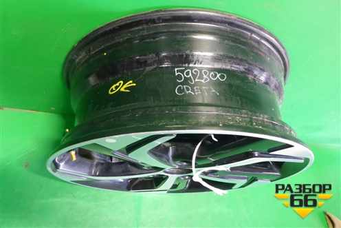 Диск колёсный литой  R17 EJ6,5 5x114.3 ET49 Ц.О.67,1 (52910C9610) для Hyundai Creta с 2016г (Крета)