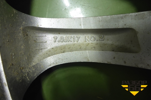 Диск колёсный литой  R17 EJ7 5x114.3 ET47 Ц.О.67,1 (52910S1100) для Hyundai Santa Fe с 2018-2024г (Санта Фе)