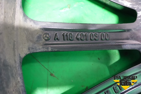 Диск колёсный литой  R19 EJ8,5 5x112 ET55,2 Ц.О.66,6 (A1184010300) для Mercedes Benz CLA C118 с 2019г (ЦЛА)