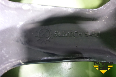 Диск колёсный литой  R17 EJ6,5 5x114.3 ET50 Ц.О.66,1 (403007977R) для Renault Arkana с 2019г (Аркана)