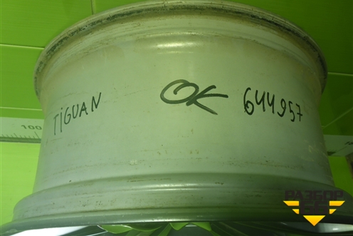 Диск колёсный литой  R19 EJ8,5 5x112 ET38 Ц.О.57,1 (5NA601025E) для Volkswagen Tiguan с 2016г (Тигуан)