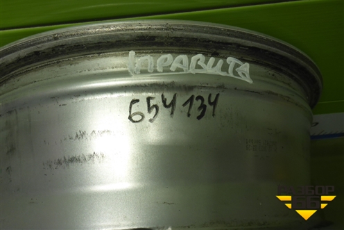 Диск колёсный литой  R16 EJ6 5x100 ET38 Ц.О.57,1 для Skoda Rapid с 2020г (Рапид)