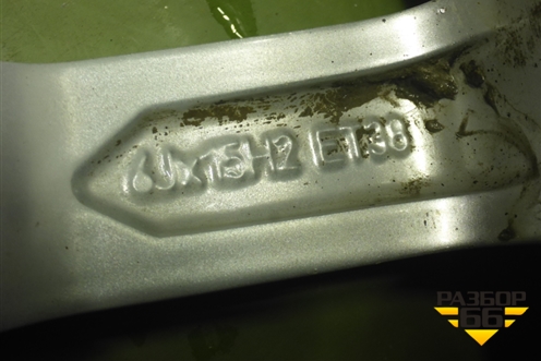 Диск колёсный литой  R16 EJ6 5x100 ET38 Ц.О.57,1 для Skoda Rapid с 2020г (Рапид)