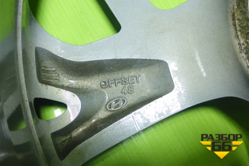 Диск колёсный литой  R17 EJ7 5x114.3 ET48 Ц.О.67,1 (52910L1210) для Hyundai Sonata-8 с 2019г (Соната)