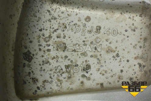 Диски колёсные литые (комплект)  R16 EJ6,5 5x114.3 ET40 Ц.О.66,1 (AV610) для Nissan Primera (P12E) с 2001-2008г (Примера)