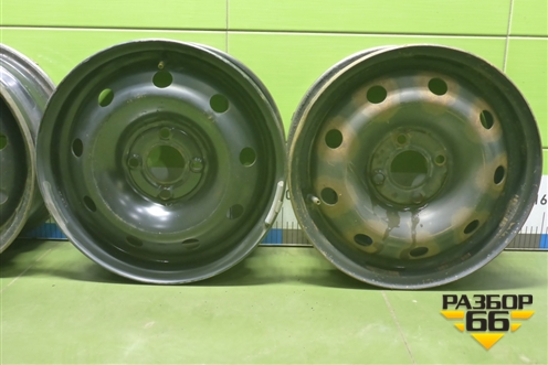 Диски колёсные штампованные (комплект)  R14 EJ5,5 4х100 ET43 Ц.О.60,1 (8200459205B) для Renault Logan с 2004-2015г (Логан)