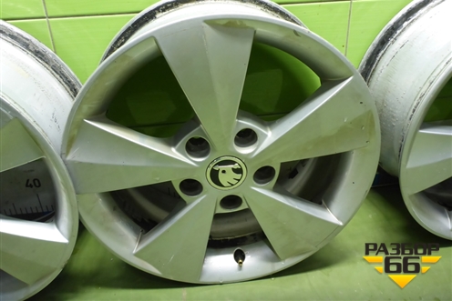 Диски колёсные литые (комплект)  R16 EJ6,5 5x112 ET46 Ц.О.57,1 (5E0601025C) для Skoda Octavia (A7) с 2013г (Октавия)