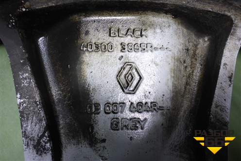 Диск колёсный литой  R16 EJ6,5 5x114.3 ET50 Ц.О.60,1 (403003865R) для Renault Duster I с 2010-2021г (Дастер)