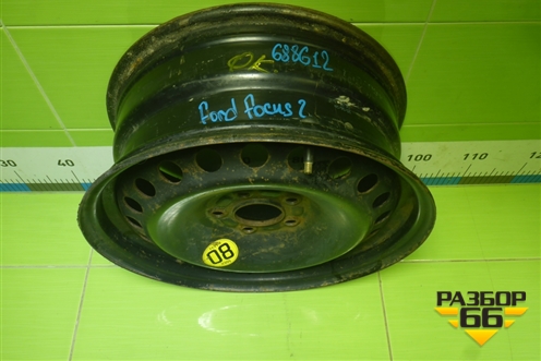 Диск колёсный штампованный  R16 EJ6,5 5x108 ET50 Ц.О.63,4 (6G92DA08176) для Ford Focus 2 с 2005-2008г (Фокус)