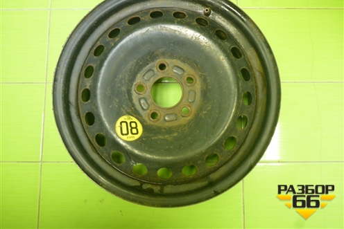 Диск колёсный штампованный  R16 EJ6,5 5x108 ET50 Ц.О.63,4 (6G92DA08176) для Ford Focus 2 с 2005-2008г (Фокус)