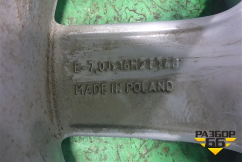 Диск колёсный литой  R16 EJ7 5x112 ET48 Ц.О.57,1 (8V0601025CR) для Audi A3 (8V) с 2012-2020г (А3)