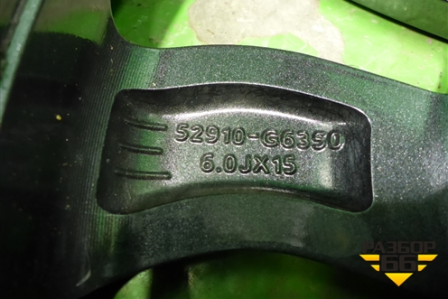 Диск колёсный литой  R15 EJ6 4х100 ET51 Ц.О.54,1 (52910G6350) для Kia Picanto с 2017г (Пиканто 3)