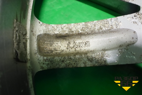 Диск колёсный литой  R18 EJ7,5 5x114.3 ET49,5 Ц.О.67,1 (529102W180) для Hyundai Santa Fe с 2012-2018г (Санта Фе)