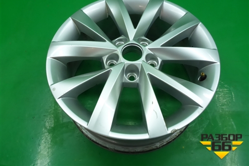 Диск колёсный литой  R16 EJ6,5 5x112 ET46 Ц.О.57,1 (5E0601025BJ) для Skoda Octavia (A7) с 2013г (Октавия)