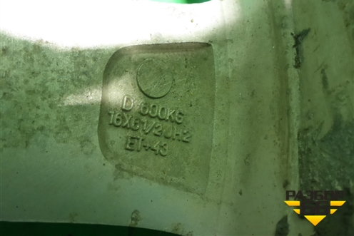 Диск колёсный литой  R16 EJ6,5 5x108 ET43 Ц.О.60,1 (M113100020AB) для Chery Tiggo 3 с 2014-2020г (Тиго 3)