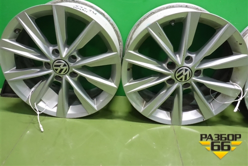 Диски колёсные литые (комплект)  R17 EJ7 5x112 ET43 Ц.О.57,1 (5N0601025S) для Volkswagen Tiguan с 2011-2016г (Тигуан)
