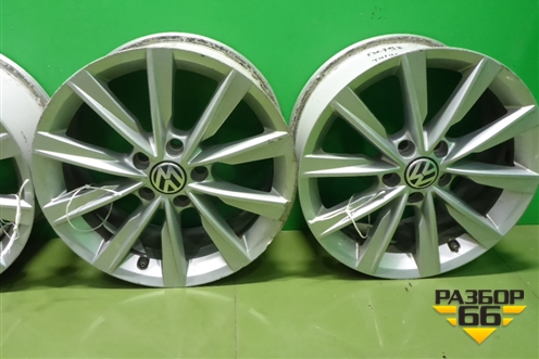Диски колёсные литые (комплект)  R17 EJ7 5x112 ET43 Ц.О.57,1 (5N0601025S) для Volkswagen Tiguan с 2011-2016г (Тигуан)