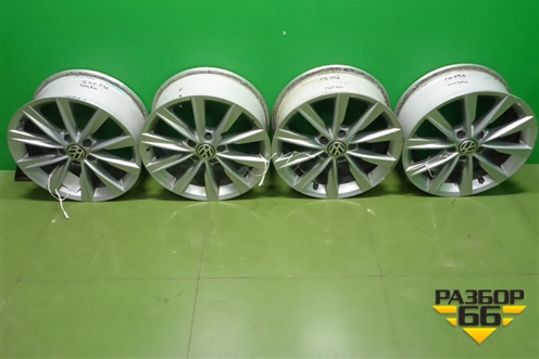 Диски колёсные литые (комплект)  R17 EJ7 5x112 ET43 Ц.О.57,1 (5N0601025S) для Volkswagen Tiguan с 2011-2016г (Тигуан)