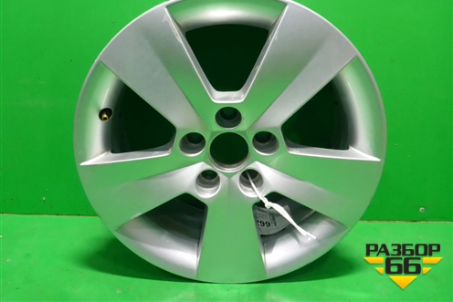 Диск колёсный литой  R15 EJ6 5x100 ET38 Ц.О.57,1 (5JA601025L) для Skoda Rapid с 2013г (Рапид)