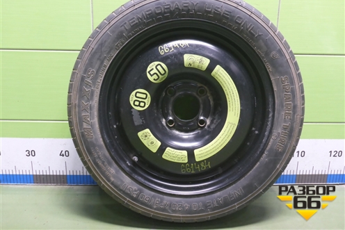 Запасное колесо докатка  125/80 R15 (Лето) EJ3,5 4x108 ET15 Ц.О.65,1 (2150753) для Citroen C3 Picasso с 2008г (С3 Пикассо)