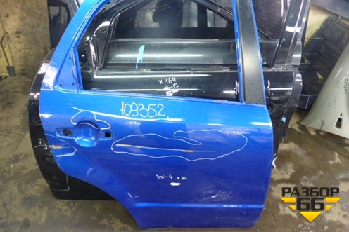 Дверь задняя правая (хетчбэк) (6800379J00) для Suzuki SX4 с 2006-2013г (СХ4)