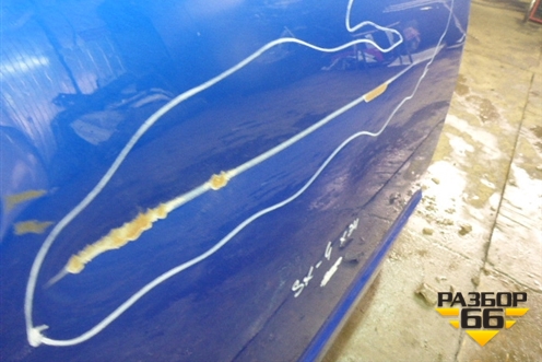 Дверь задняя правая (хетчбэк) (6800379J00) для Suzuki SX4 с 2006-2013г (СХ4)