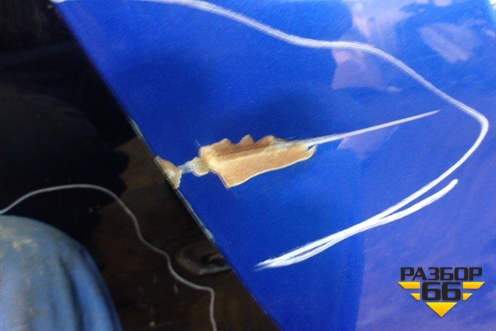 Дверь задняя правая (хетчбэк) (6800379J00) для Suzuki SX4 с 2006-2013г (СХ4)