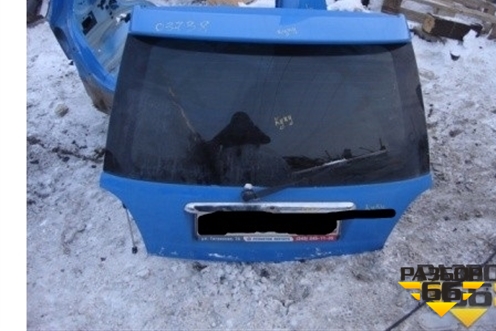 Дверь багажника со стеклом для Chery Sweet (QQ) с 2006г (Свит)