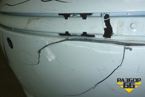 Бампер задний (без юбки после 2012г под парктроник) для Volkswagen Passat-CC с 2008г (Пассат ЦЦ)