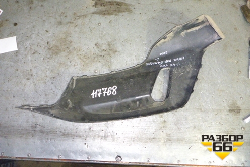 Накладка переднего бампера для Volvo V40 Cross Country с 2012г (М40 Кросс Кантри)