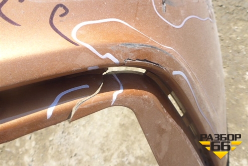 Бампер передний (под омыватели) для Volvo V40 Cross Country с 2012г (М40 Кросс Кантри)