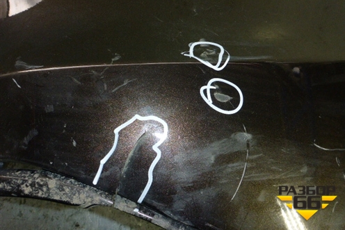 Бампер задний правая часть (71502T1GZZ00) для Honda CR-V(RM) с 2012г (ЦРВ СРВ) 