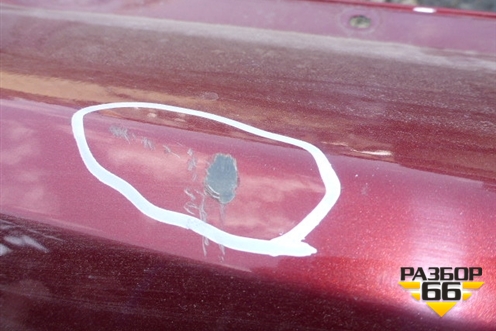 Бампер задний (после 2009г под парктроник) (8200752683) для Renault Logan с 2004-2015г (Логан)