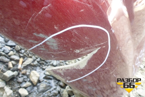 Бампер задний (после 2009г под парктроник) (8200752683) для Renault Logan с 2004-2015г (Логан)