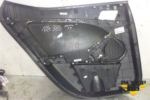 Обшивка двери задней правой под электрику (833402T010) для Kia Optima с 2010-2015г (Оптима 3)