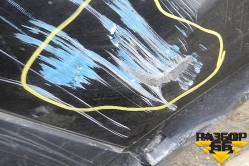 Бампер задний (85022JD00H) для Nissan Qashqai (J10E) с 2006-2013г (Кашкай)