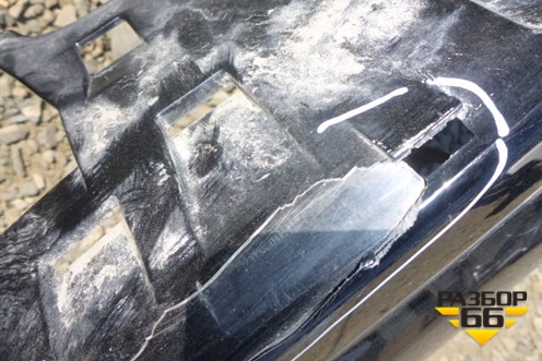 Бампер задний (до 2017г под парктроник) (5215960500) для Toyota Land Cruiser Prado(150) с 2009г (Ленд Крузер Прадо)