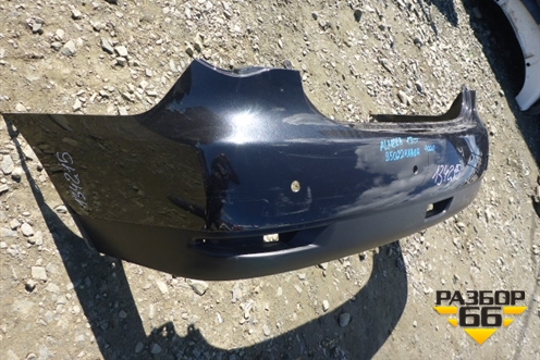 Бампер задний (под парктроник) для Nissan Almera G15 с 2012г (Альмера Г15)