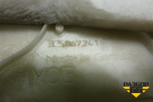 Обшивка стойки задняя верхняя левая (седан) (3C5867241F) для Volkswagen Passat (B6) с 2005-2010г (Пассат Б6)