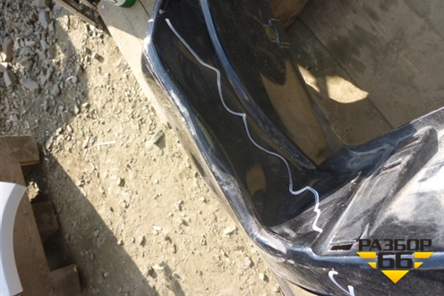 Бампер задний (до 2017г под парктроник) (5215960500) для Toyota Land Cruiser Prado(150) с 2009г (Ленд Крузер Прадо)