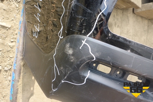 Бампер задний (5215948170) для Toyota Highlander с 2007-2013г (Хайлендер)