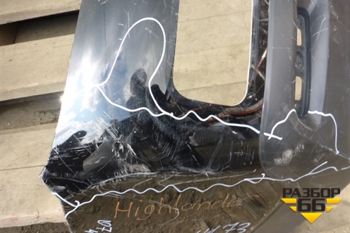 Бампер задний (5215948170) для Toyota Highlander с 2007-2013г (Хайлендер)