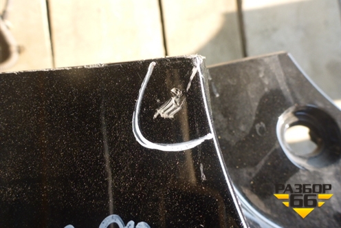 Бампер задний (под парктроник) (5215948100) для Lexus RX 300 c 2009-2015г (РХ)