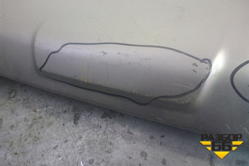 Накладка заднего бампера 96895649 для Chevrolet Orlando с 2011г (Орландо)