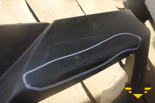 Бампер задний (до 2015г под парктроник) (5215942190) для Toyota Rav-4 с 2012-2019г (Рав 4)