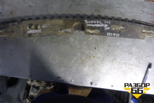 Наполнитель заднего бампера для Volkswagen Touareg c 2002-2010г (Туарег)